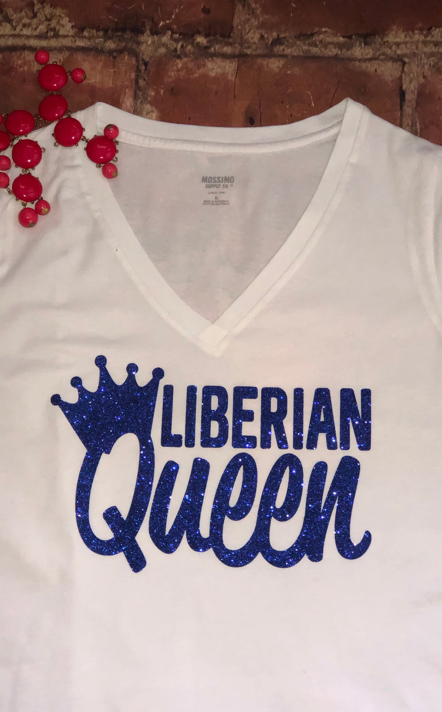Liberian Queen - Blue Glitter