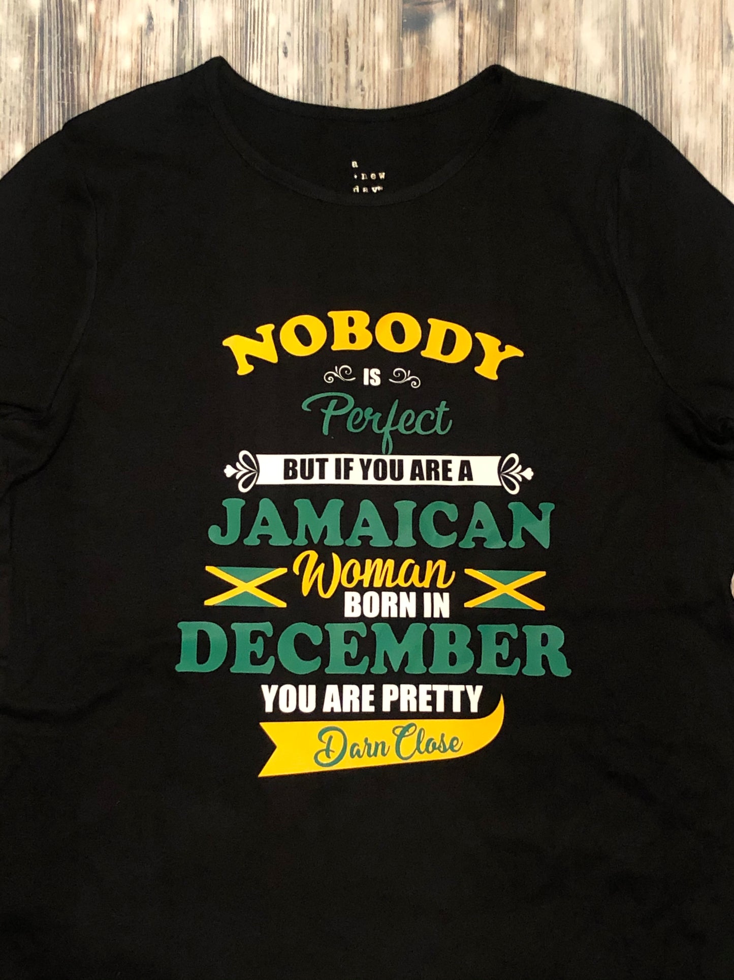 Jamaican woman birthday tee