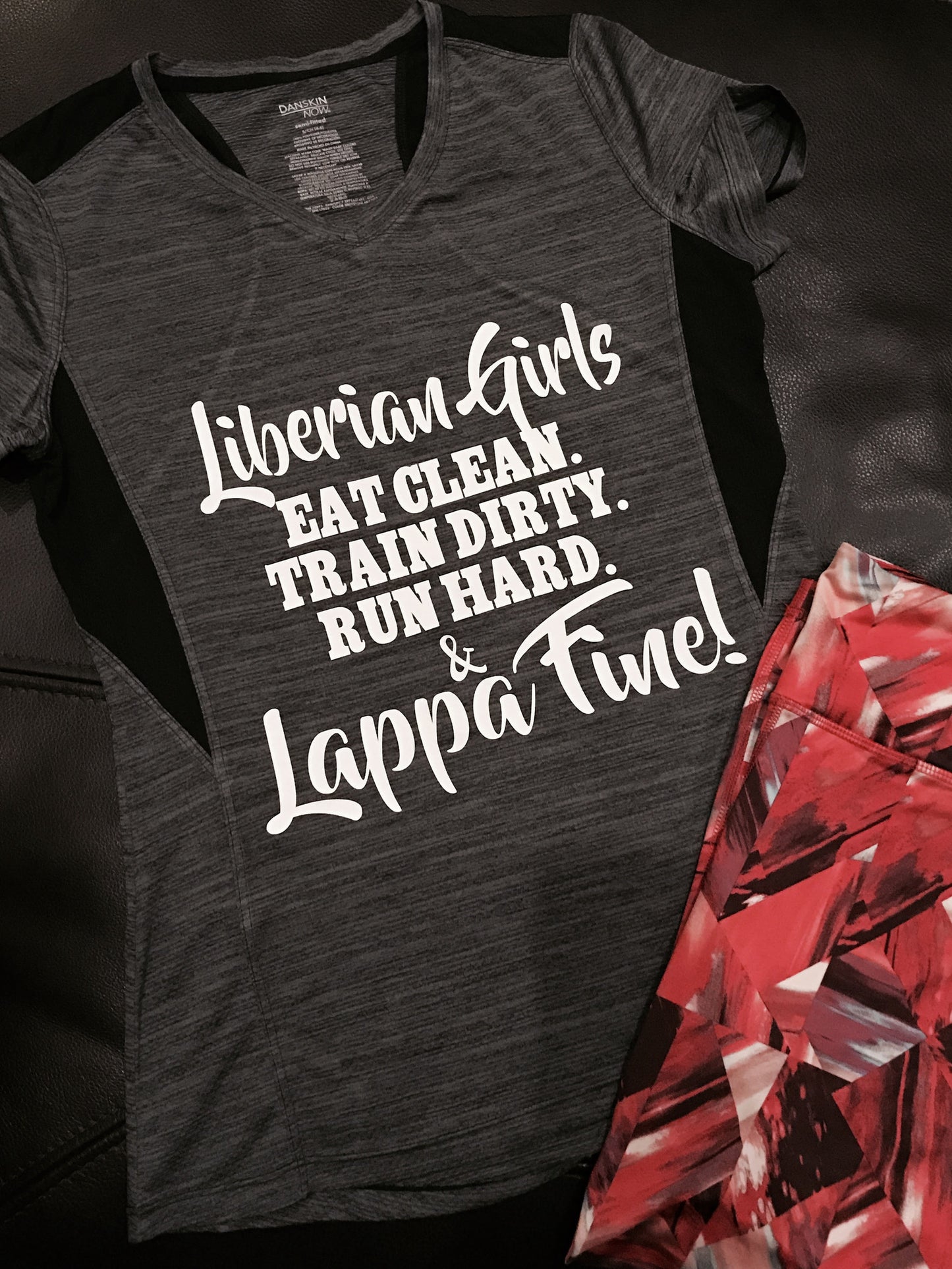 Liberian Girls Lappa Fine Workout Tee