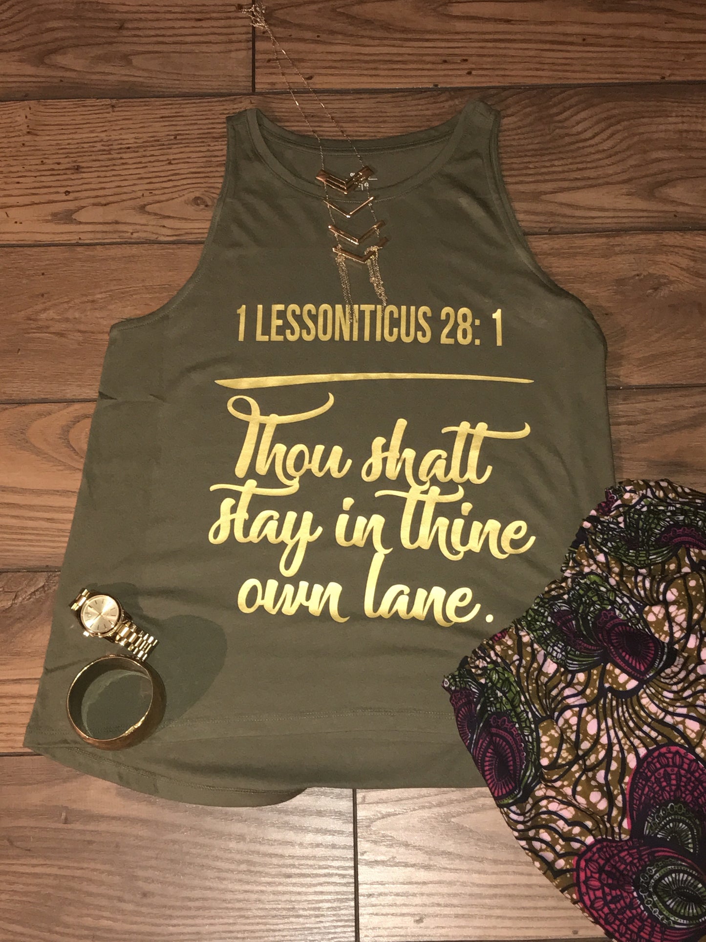 Thou Shalt Stay In Thine Own Lane Tee