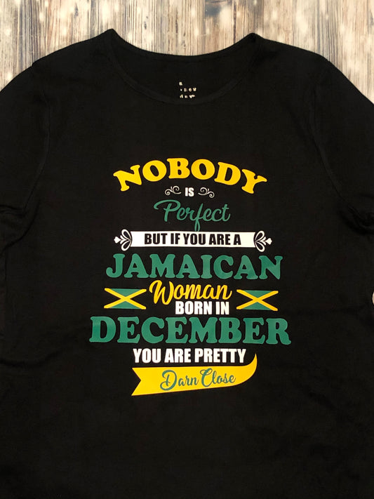 Jamaican woman birthday tee