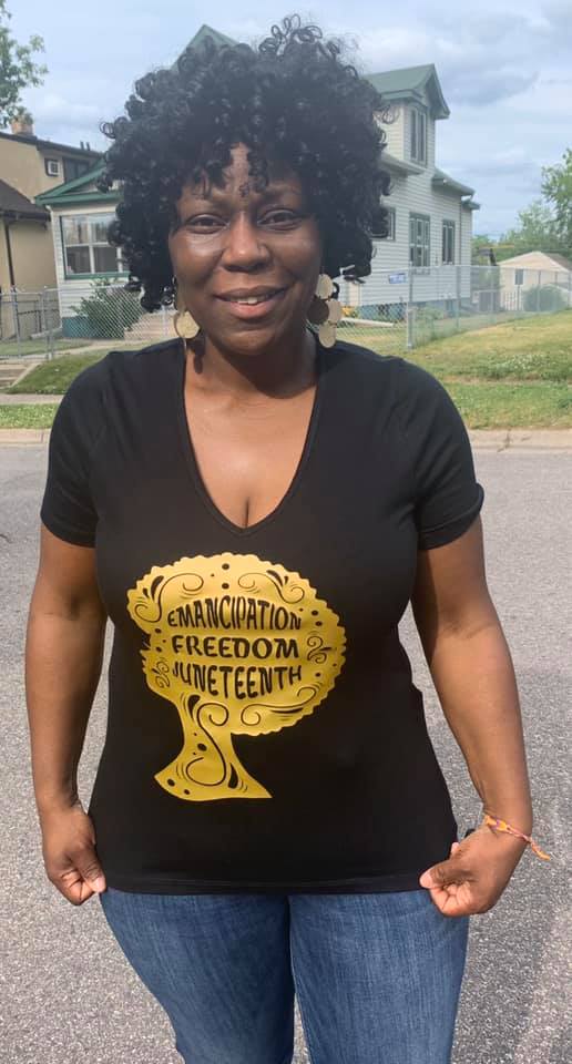 Juneteenth Afro Tee