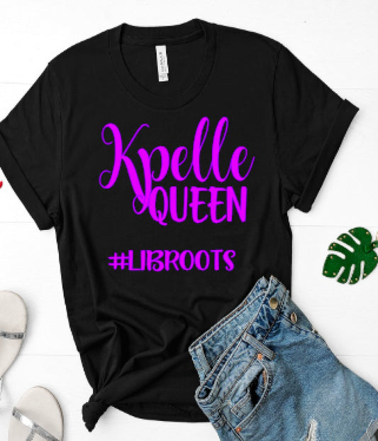 Kpelle Queen (LIB Roots) - Unisex Tee or Vneck Option