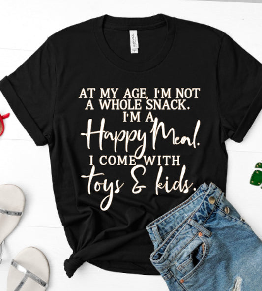 Happy Meal, Not a snack
